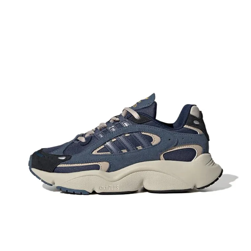Adidas Originals Ozmillen Anti Slip And Wear Resistant Breathable Low Top Kids' Training Shoes Blue Teenagers