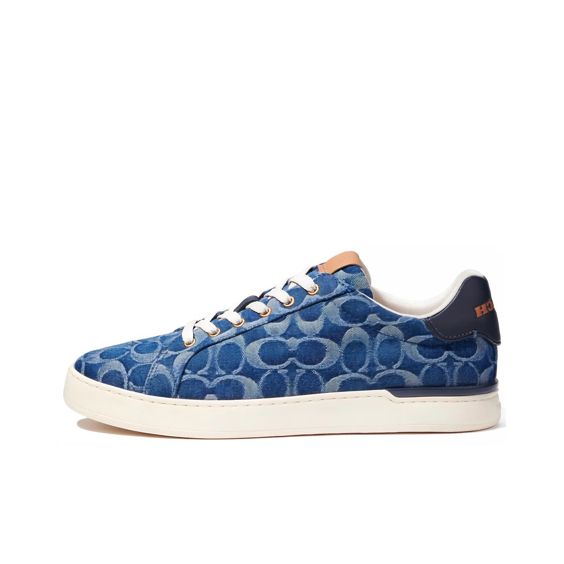 COACH Low Top Stylish Skateboarding Shoes Men's Blue