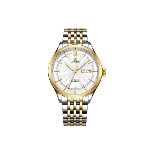 EBOHR Автоматический Механический Movement Мужские EBOHR Master Collection Часы 41,5 мм Белый