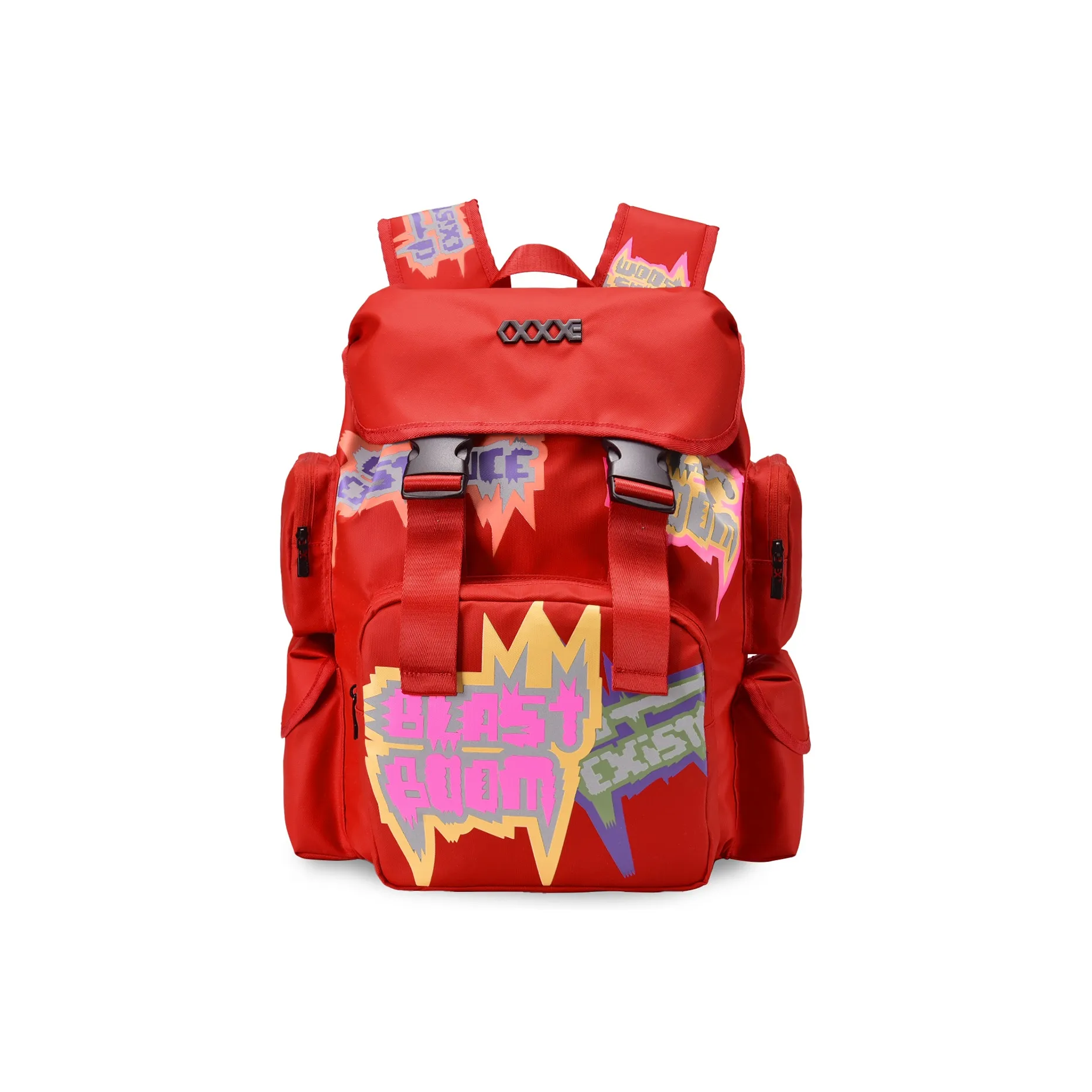 COEXISTENCE Полиэстер Рюкзак Баскетбольная Сумка Унисекс Красный