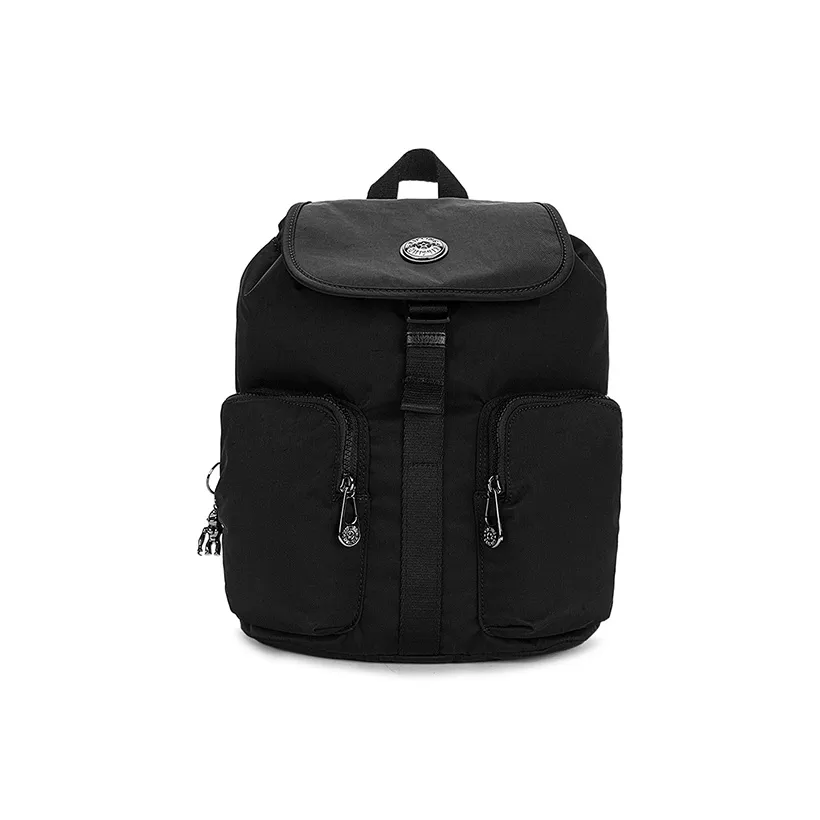 Kipling Polyamide Backpack Medium Size Unisex Infinite Black