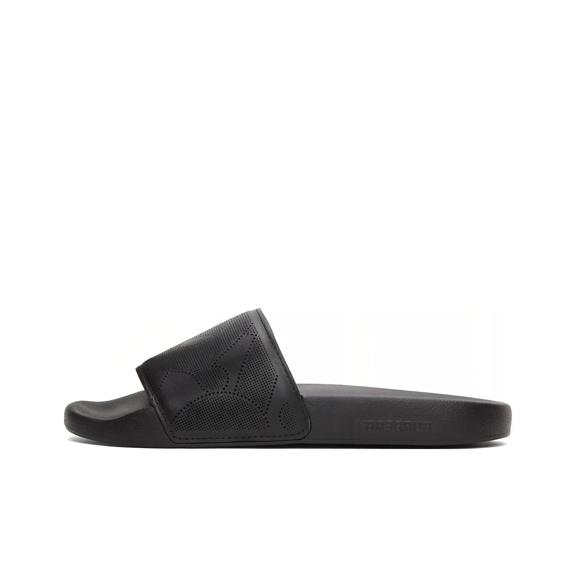 Burberry Embossed Logo Slides Black