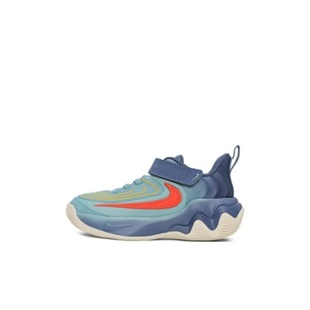 Детские обувь Nike Giannis Immortality устойчивая к истиранию с амортизацией для детей 3-7 лет Lifestyle Shoes синий цвет
