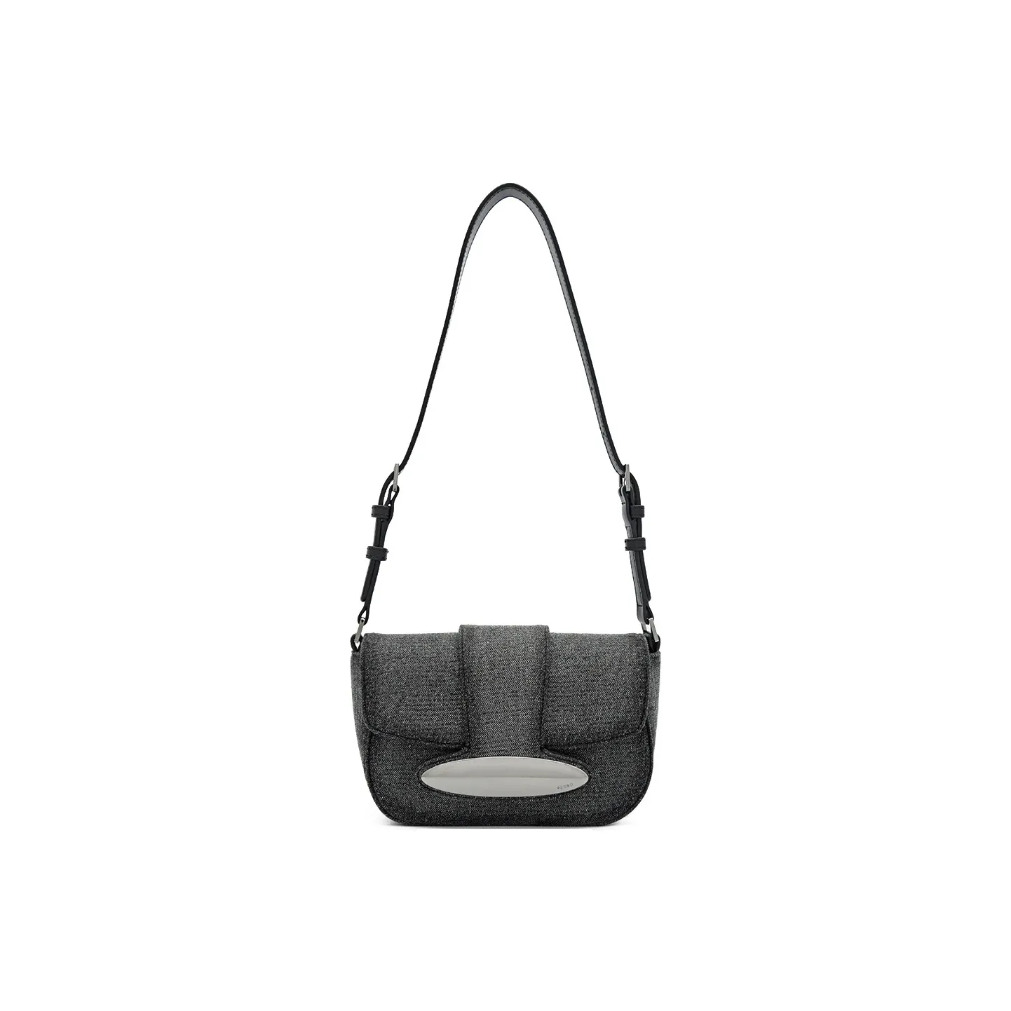 Pedro PU (полиуретан) Сумка через плечо Мини Женская Черная Серебряная Светло-синяя