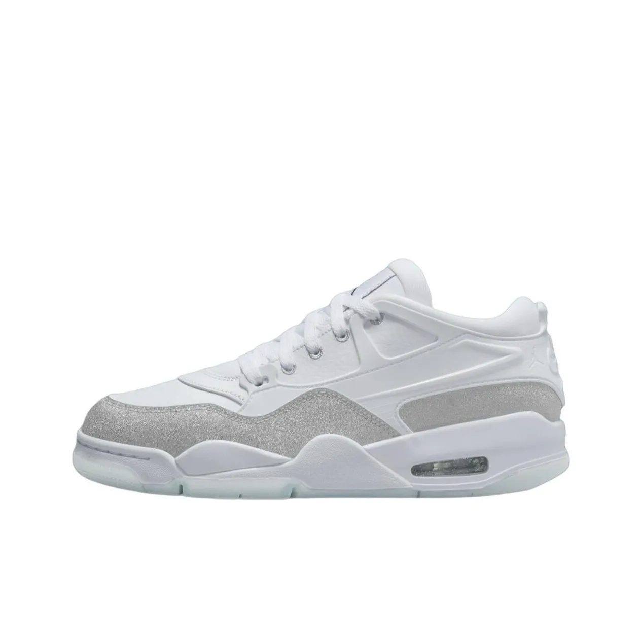 JORDAN 4 Rm White Metallic Silver Women's