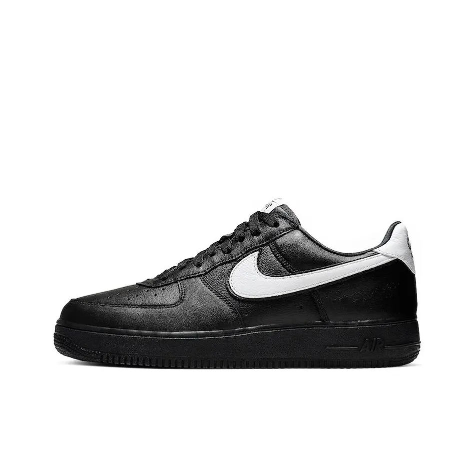 Nike Air FORCE 1 Slip-on Устойчивый к истиранию Низкий Топ Скейтбординг Кроссовки Унисекс Черный