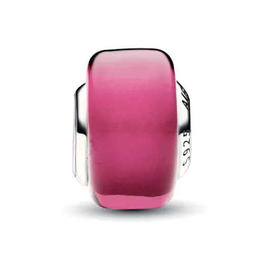 Pandora Стекло Подвески Женские Розовый