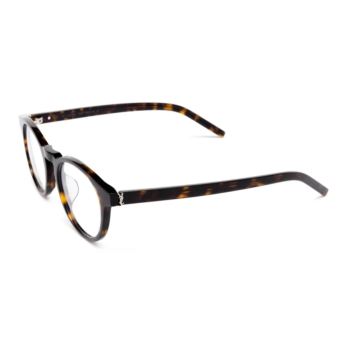 SAINT LAURENT Пластиковая оправа овал оправы для очков унисекс черепаховый