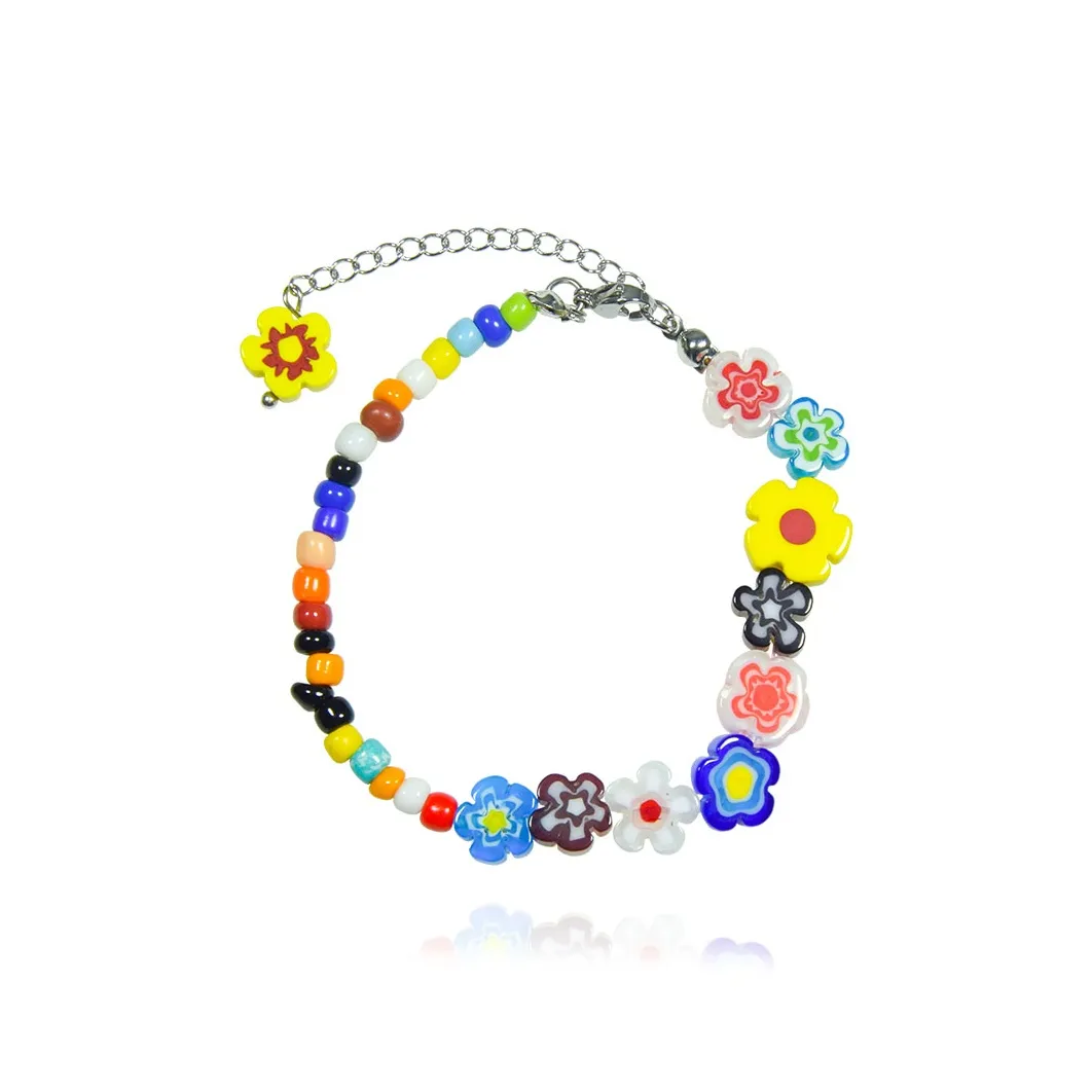 AWE Colored Glaze Luxurious Yet Affordable Unique Design Jade Bracelet Cute Sweet Style Bestie Gift Women's
