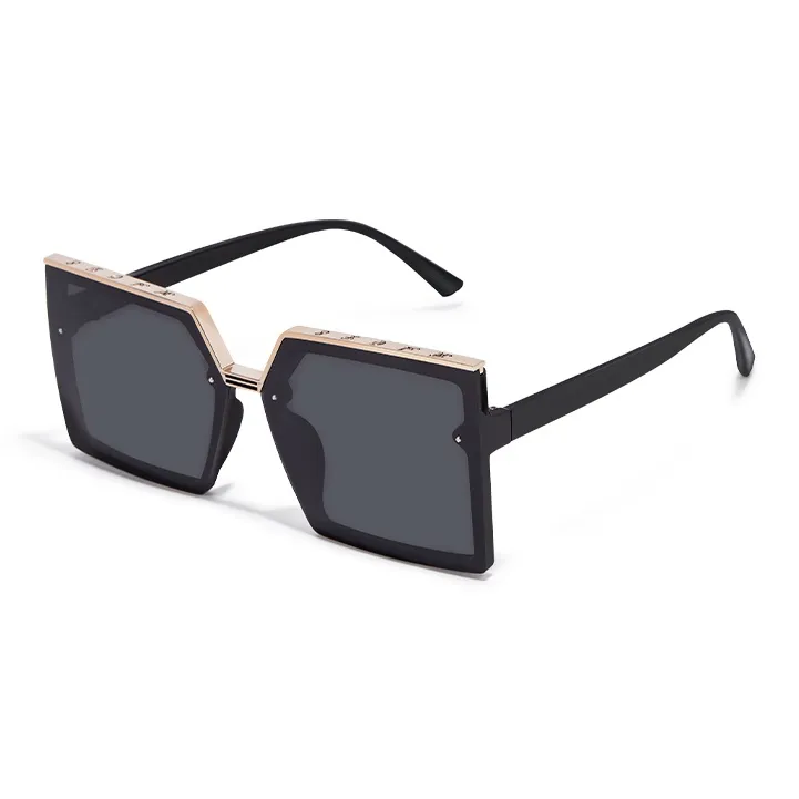 Narandu PC Square Sunglasses Unisex Black