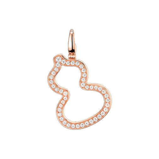 Qeelin 18K Rose Gold, Diamond Approx. 0.52 Carats Pendants Women's Rose Gold