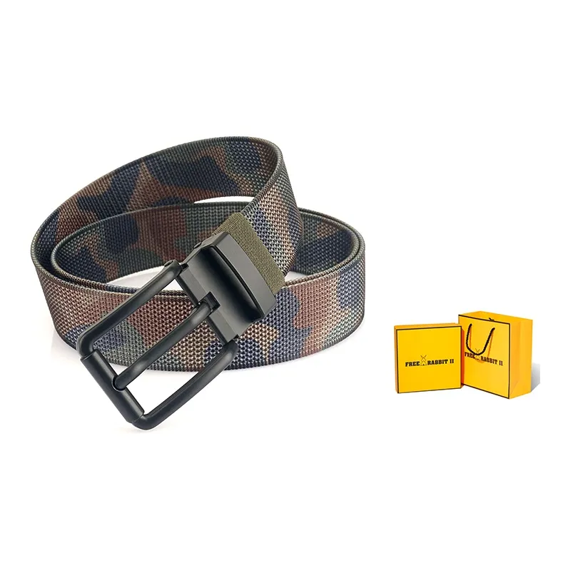FREE RABBITⅡ Nylon Belts Unisex 3.8cm