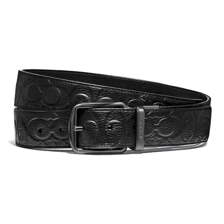 COACH Leather Leather Belts Men's 3.8