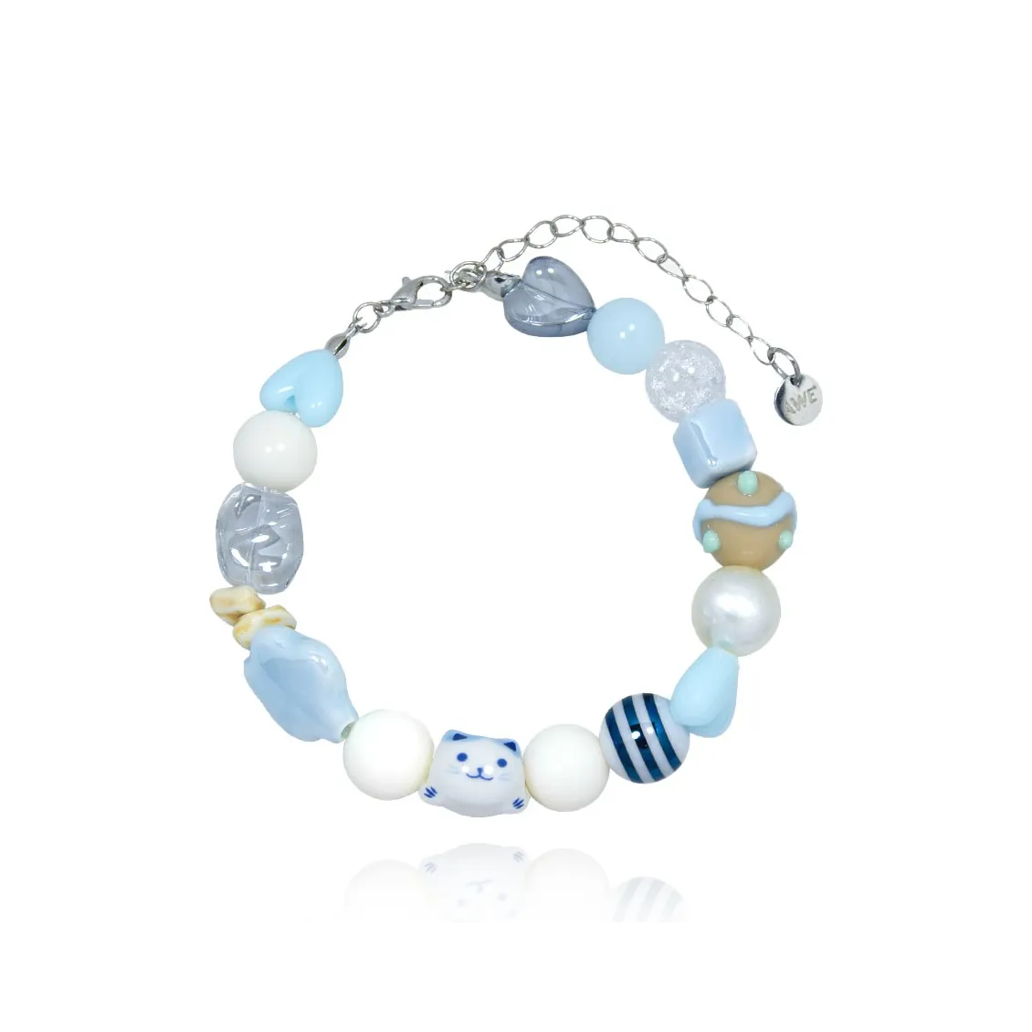 AWE Керамика Нишевый Дизайн Summer Dopamine Dressing Совпадающий Браслет с Бусинами Женские