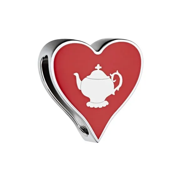 HERMES Tea Time Латунные Аксессуары Красный Женские