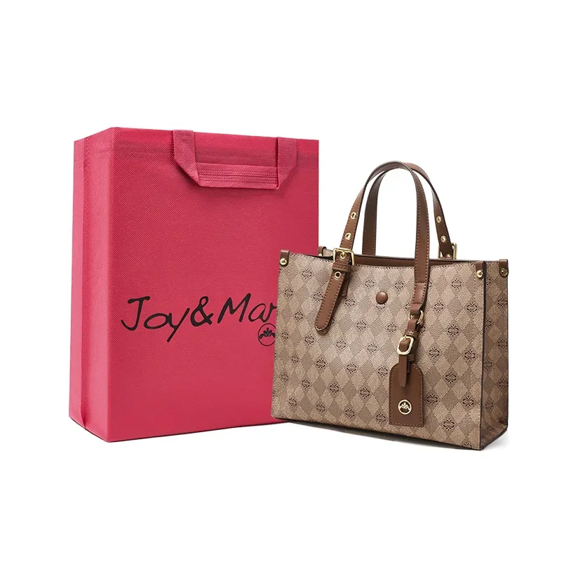 Joy Mario ПВХ Повседневный Практичный Коммутирование Стандартный Женский Хаки Карамельный Кофейный