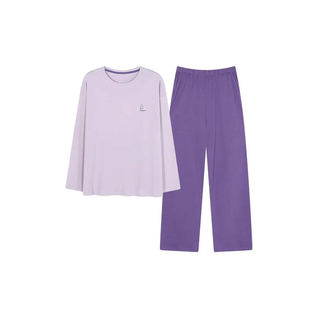 Cotton Has A Home Pajama Set Women's Purple Shell