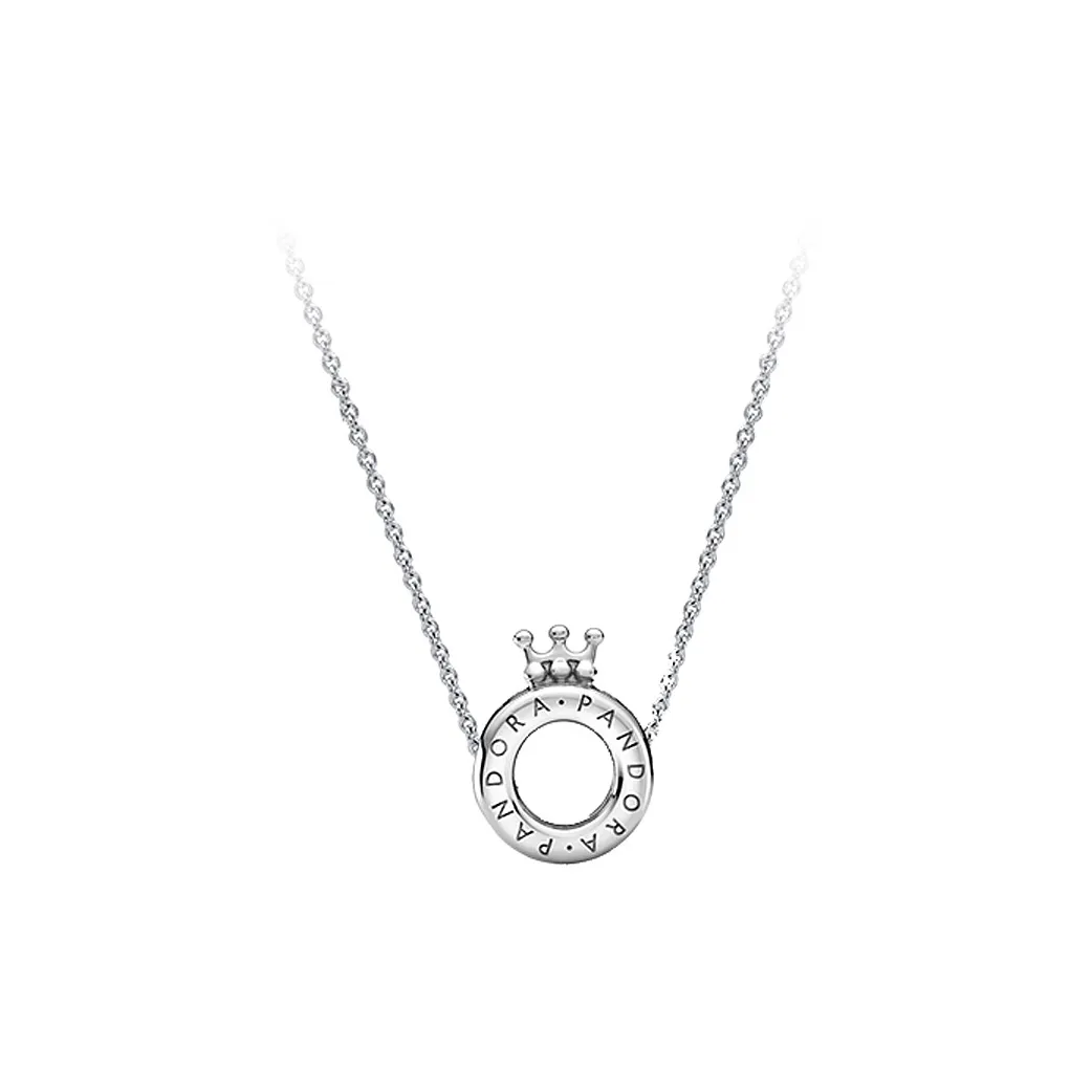 Pandora 925 Sterling Silver Necklaces Women's Silver
