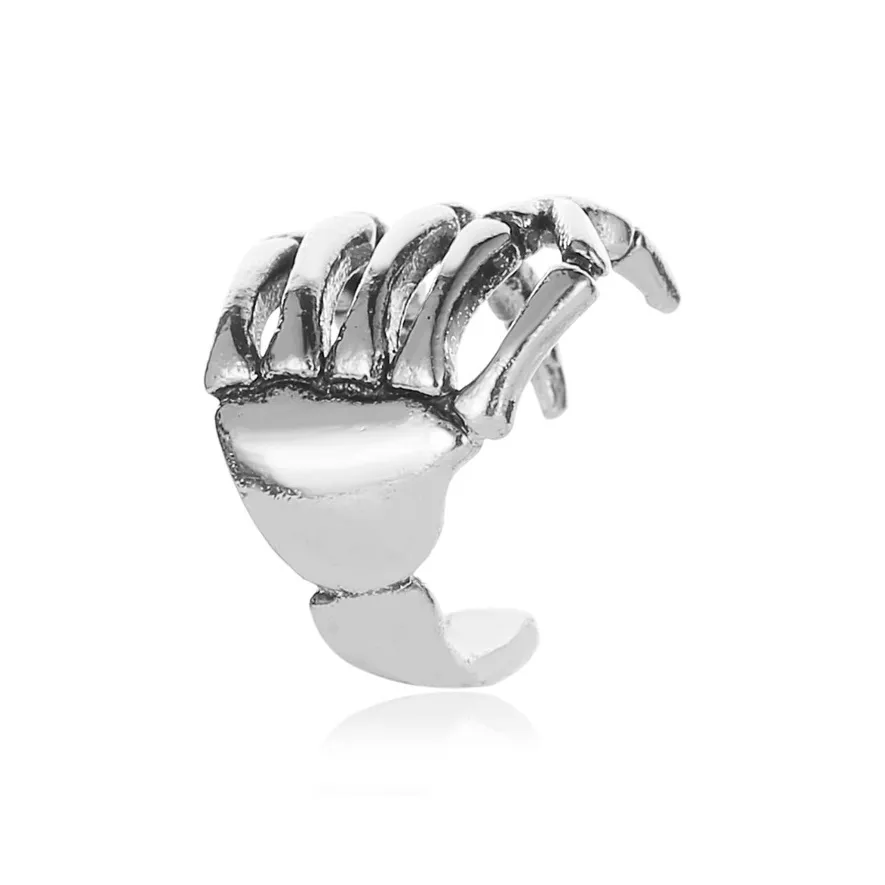 GIMK Сплав Нижняя заколка On Серьги Унисекс Золото Серебро