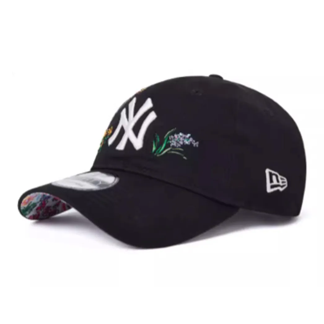 New Era Хлопковые кепки унисекс черные