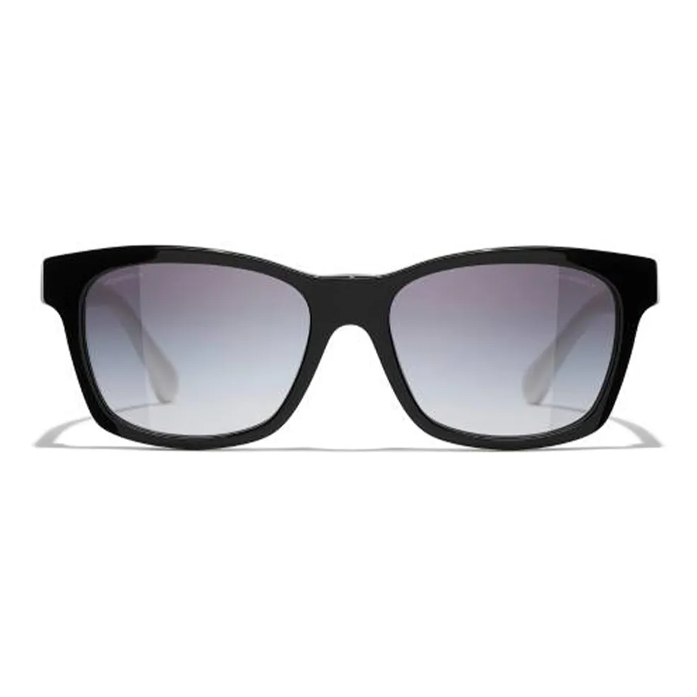 CHANEL Sunglasses Women's Black