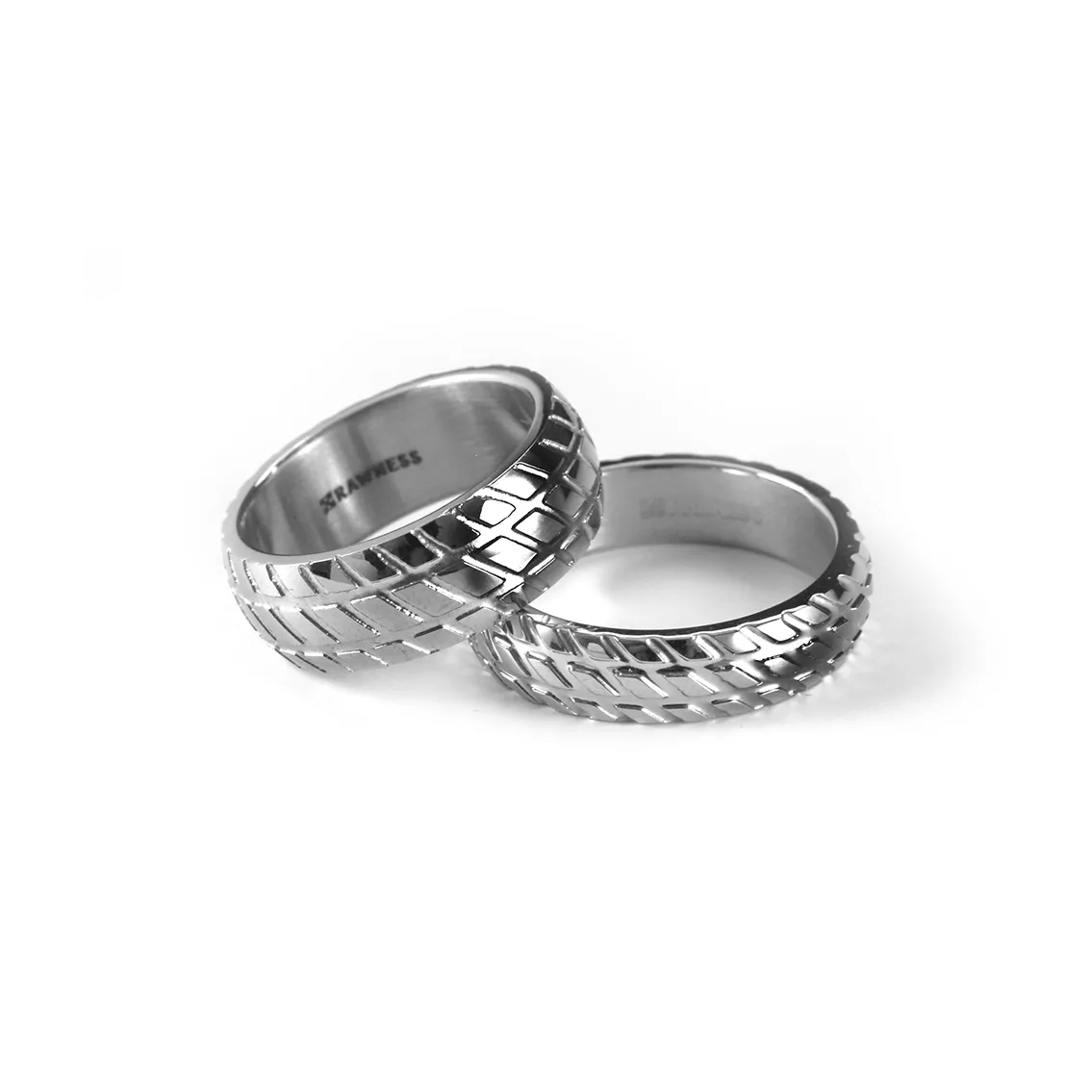 RAWNESS Кольца из титанового стального сплава Унисекс