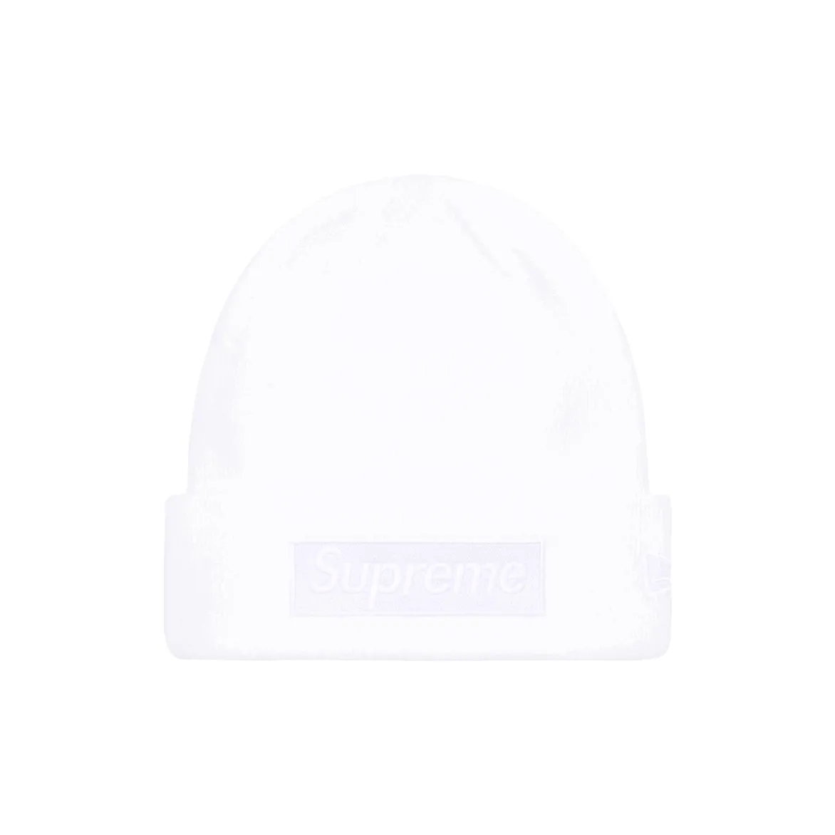 Supreme x New Era Акриловые шапки-бини унисекс белого цвета