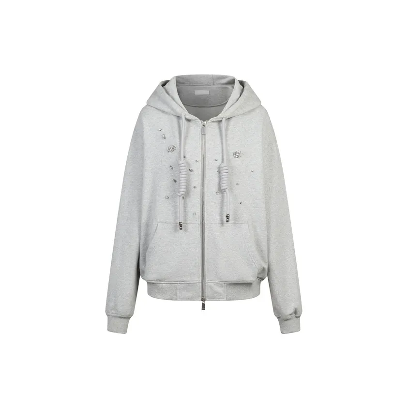 Three Quarters Толстовка Женская Серого цвета