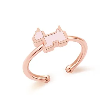 Agatha 925 Sterling Silver Open-Ended Ring Women's Rose Gold