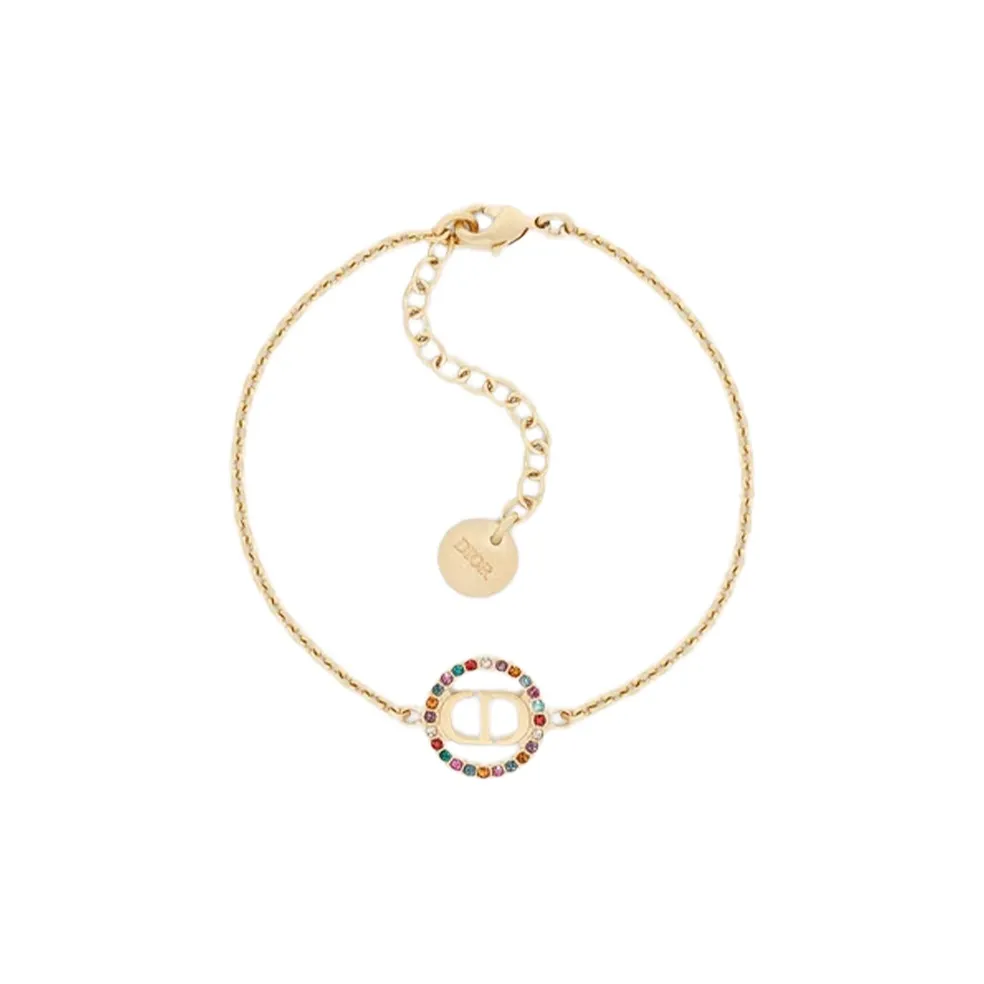 DIOR Кристалл Металл Браслеты Женские Золото