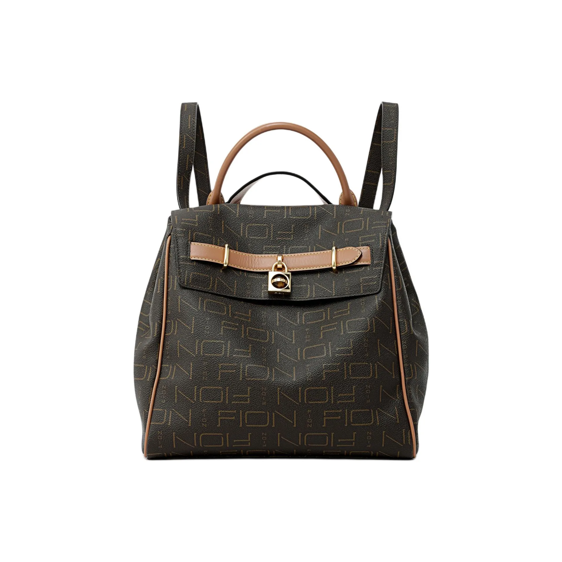 FION Холст Покрытие Двойная Сумка через плечо Портативная Сумка через плечо Сумка через плечо Средняя Женская Многоцветная