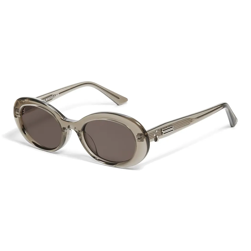 GENTLE MONSTER Plate Frame Butterfly Sunglasses Unisex Brown