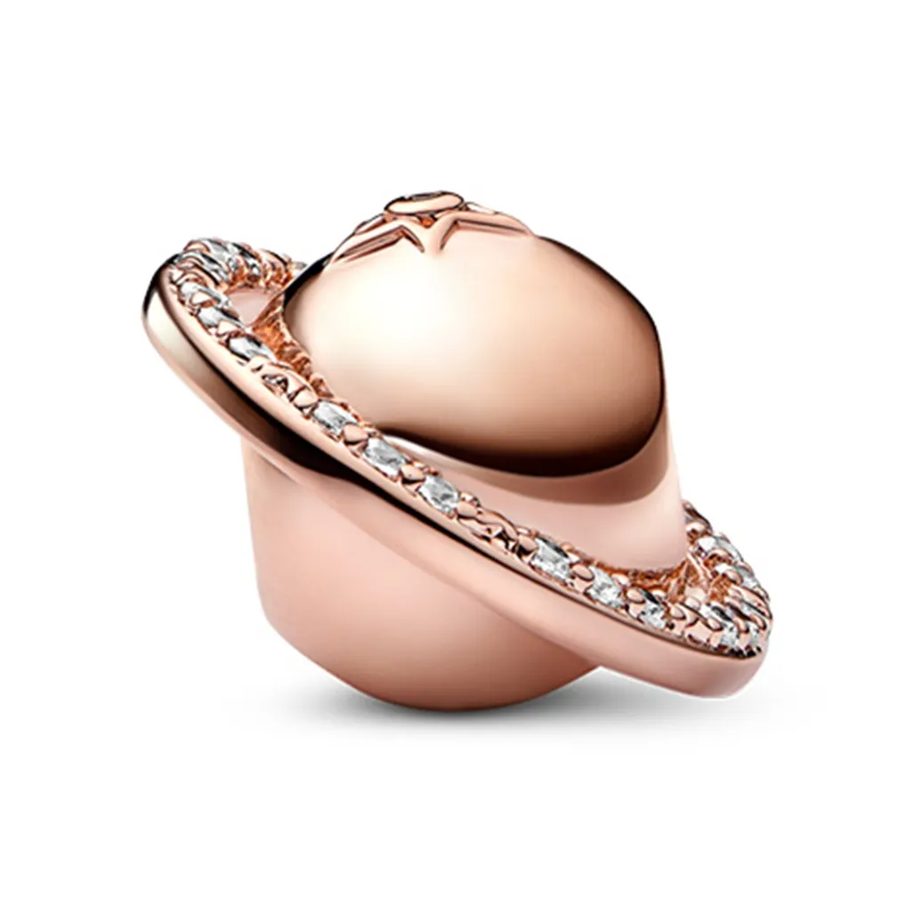 Pandora Бусина Ожерелье Женское Розовое Золото