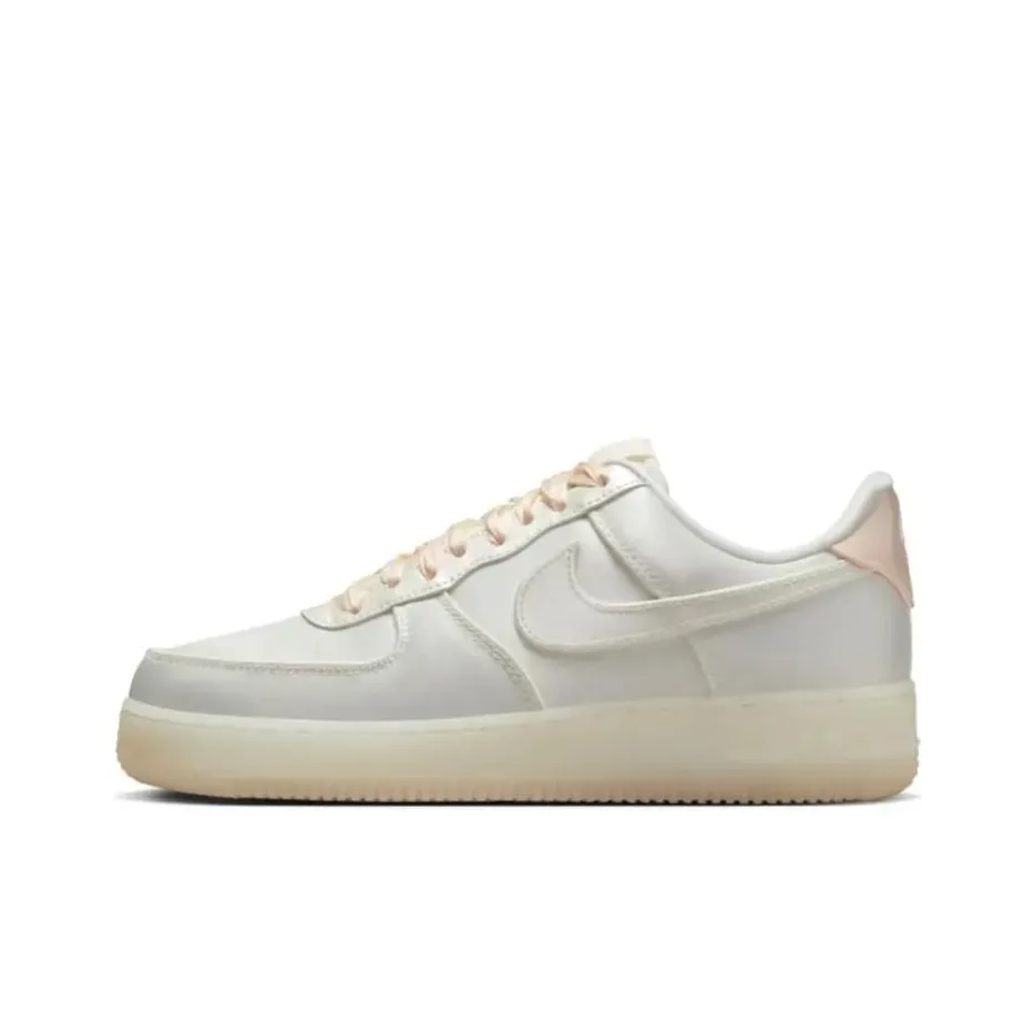 Nike Air Force 1 Slip Resistant Abrasion Resistant Low Топ Скейтборд Кроссовки Унисекс Белый