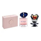 아르마니 Selfless Eau DE Parfum 30ml + 스타더스트 Bouquet + 카멜리아 핑크 선물 박스