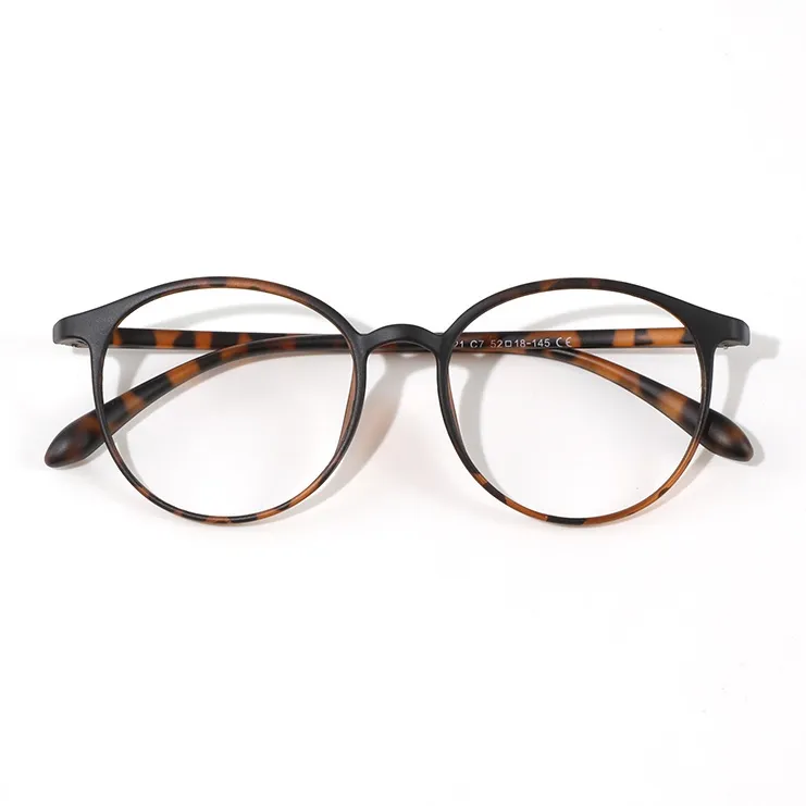 RUOYUN TR Memorial Plastic Round Eyeglass Frames Women's