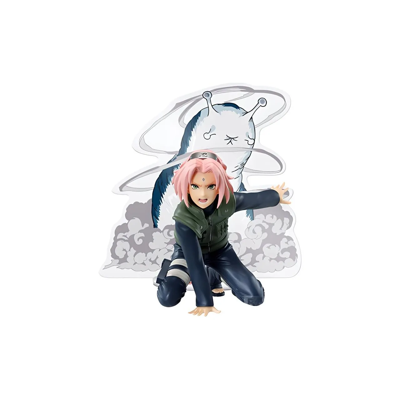 BANPRESTO Sakura Haruno Glasses Factory Panel Spectacle Naruto Shippuden New Legend Three Sages Bonus Gifts