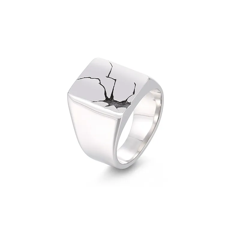 VEODO Кольца из титана и стали унисекс