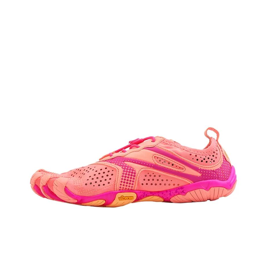 Vibram Five Fingers Shoes Wear resistant Lightweight Breathable And Non slip. Low Top Training Shoes Women
s Pink V RUN