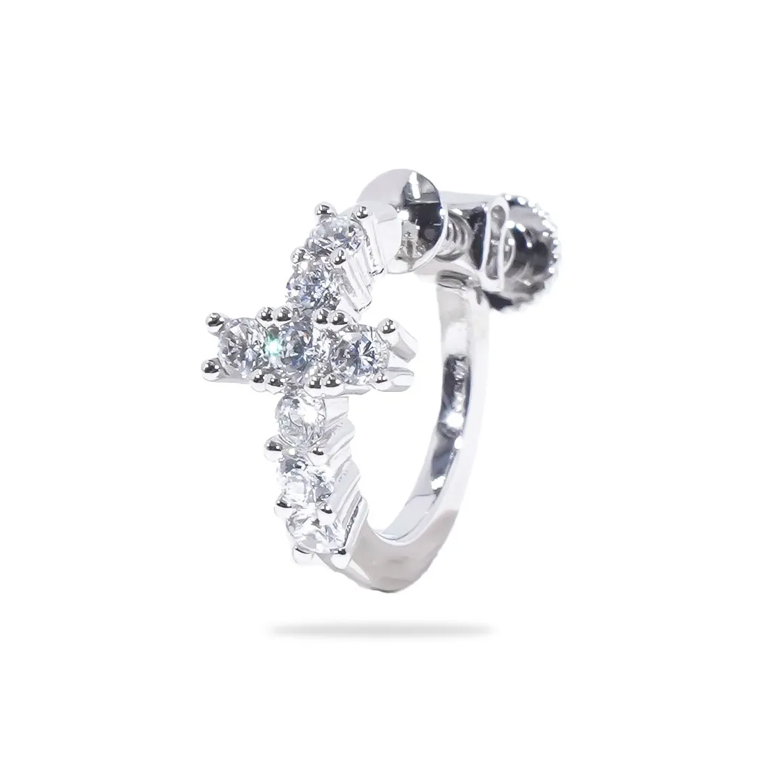 WIC Циркон Нижняя заколка On Серьги Унисекс