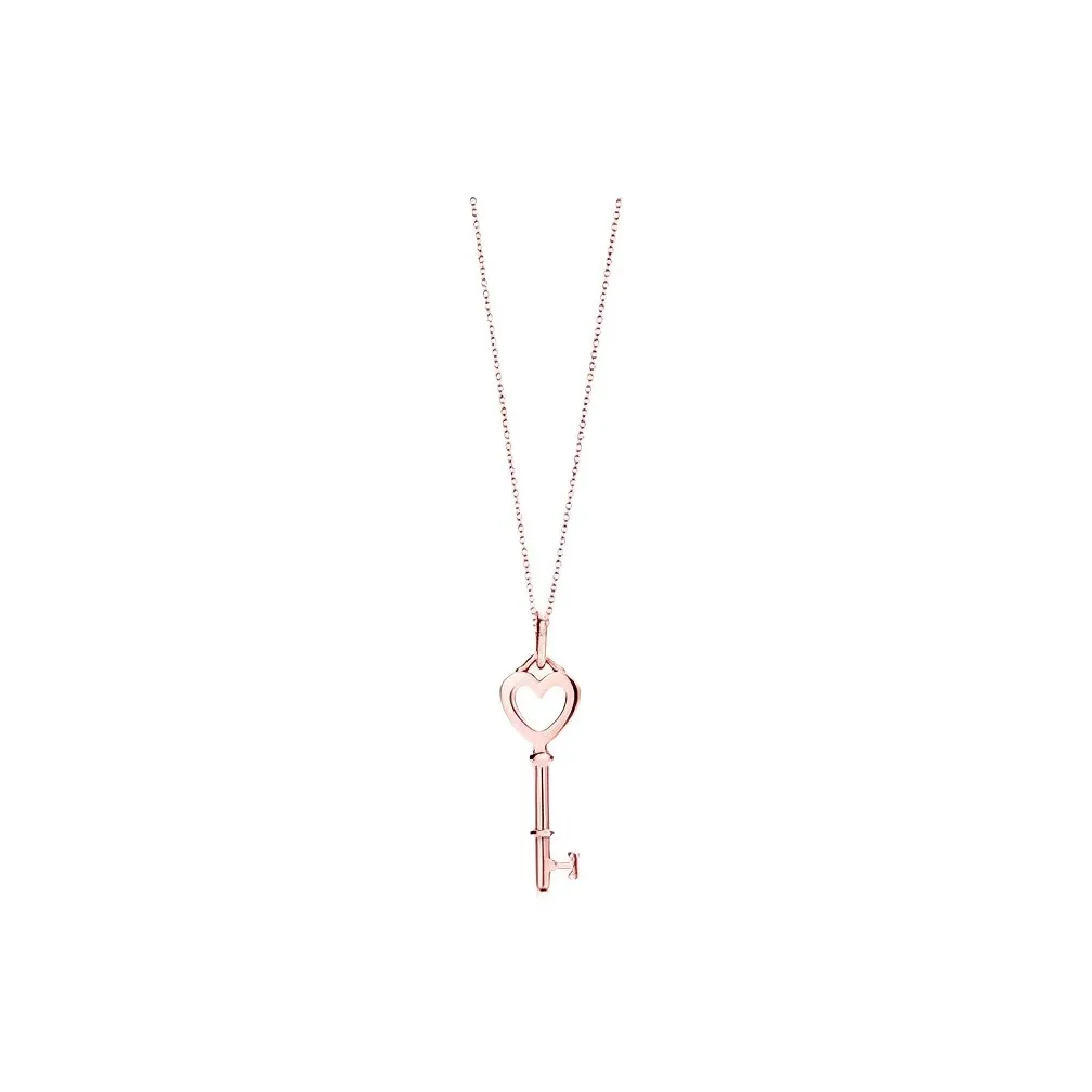 TIFFANY & CO. 18K Rose Gold Necklaces Women's Rose Gold