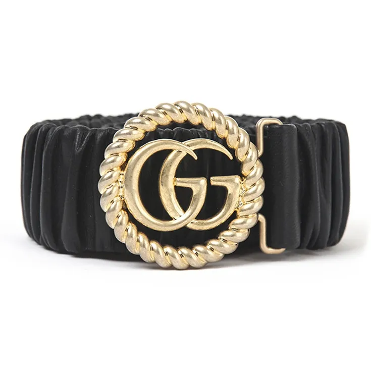 GUCCI Leather Belts Women's Black
