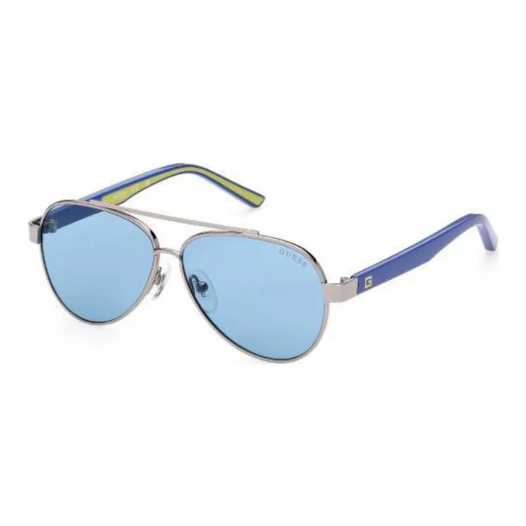 GUESS Metal Aviator Sunglasses Kids' Blue