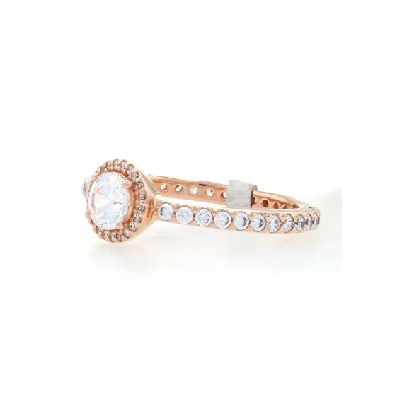 Pandora 925 Sterling Silver Rings Women's Rose Gold