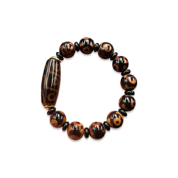 IBELOVE Agate & Chalcedony Beaded Bracelets Unisex