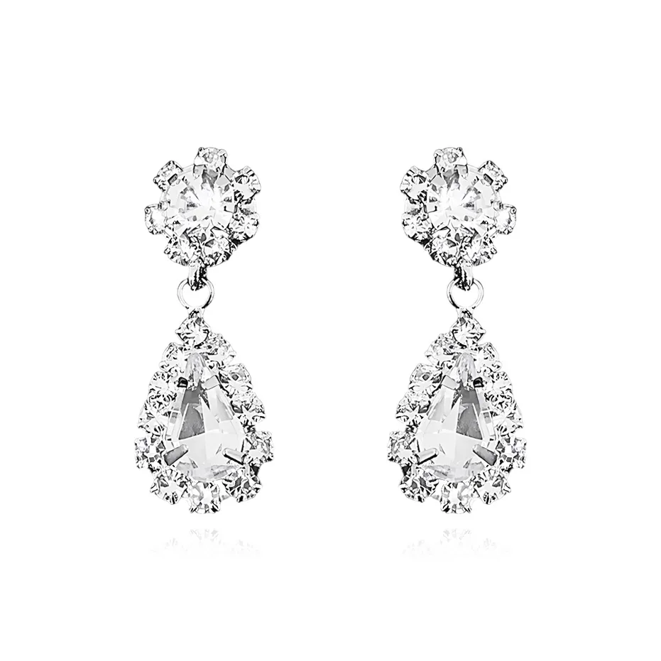 MOREL Alloy Rhinestone Earrings Women's