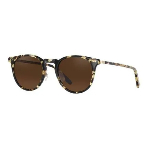 GARRETT LEIGHT Солнцезащитные очки Коричневый Унисекс