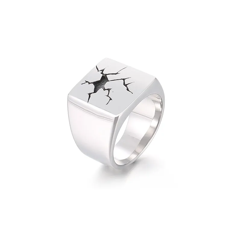 VEODO Кольца из титана и стали унисекс