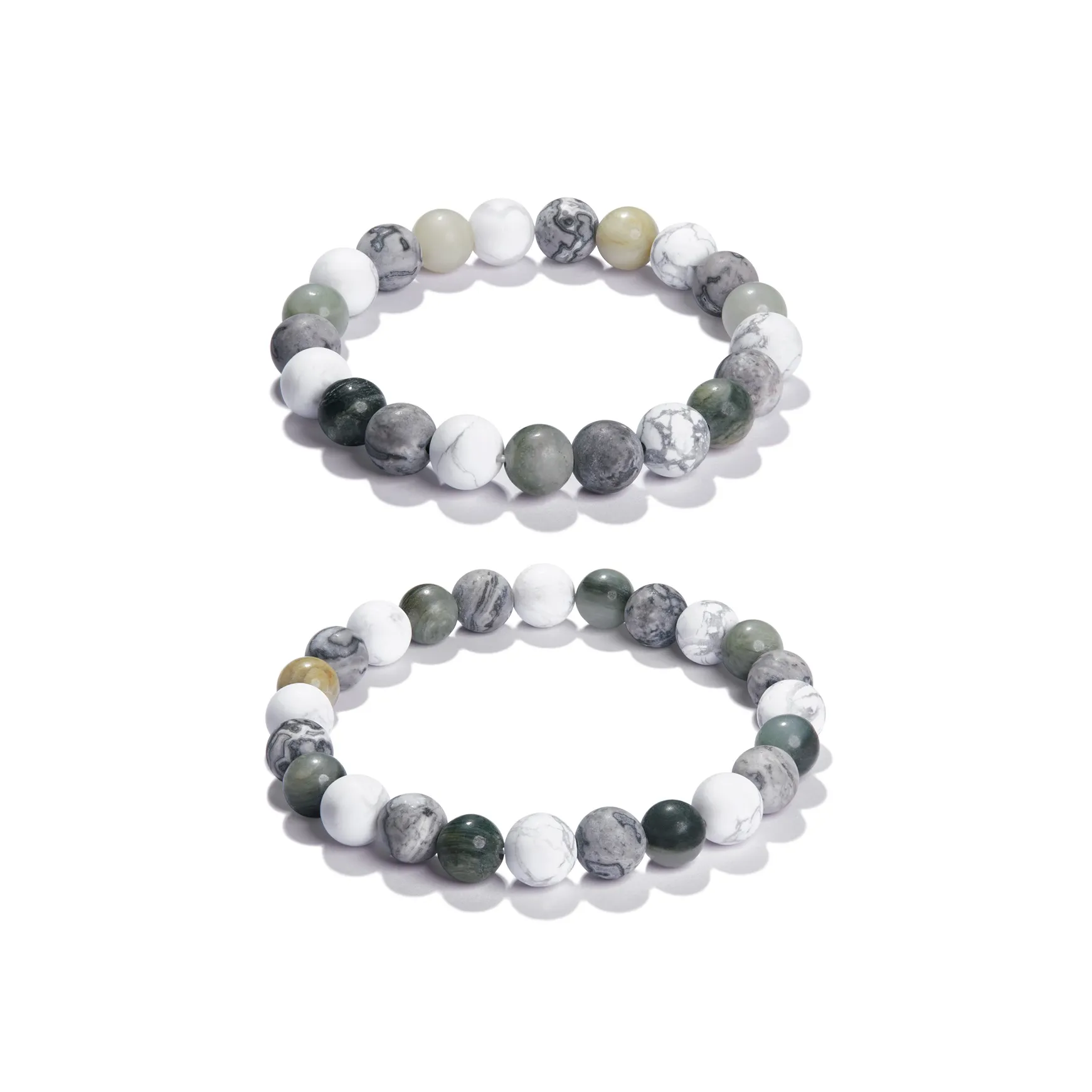 North Cain Белый Бирюзовый Браслеты Унисекс