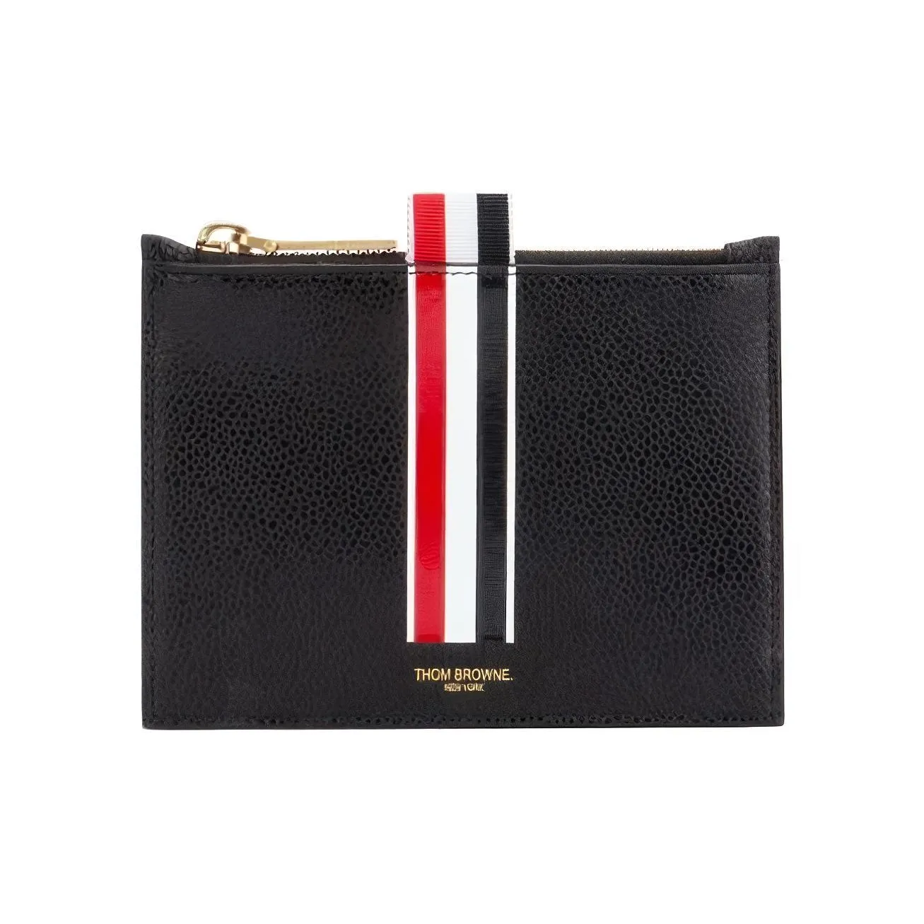 THOM BROWNE· Кошелек из коровьей кожи держатель для монет мужской черный